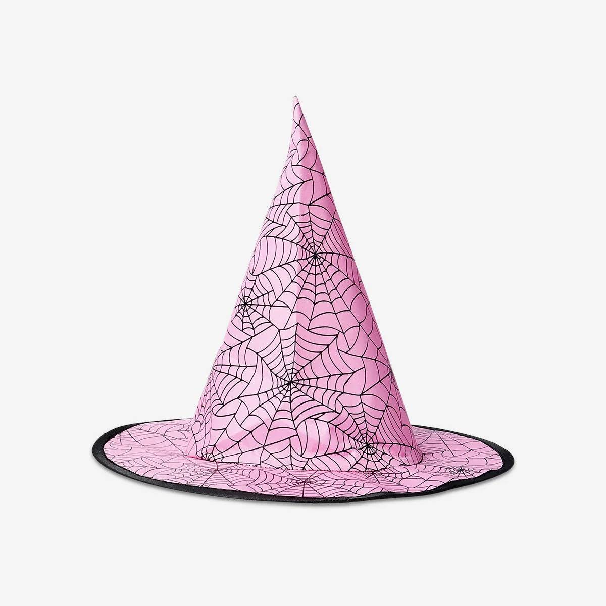 Dress Up Hat Pink Witch Kids 4-8 Years