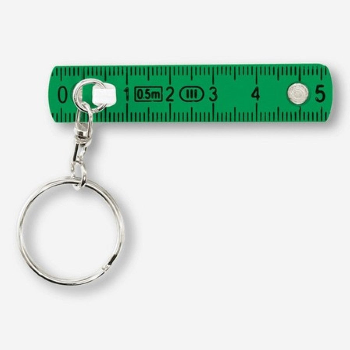 Folding Ruler Mini With Keyring Green1