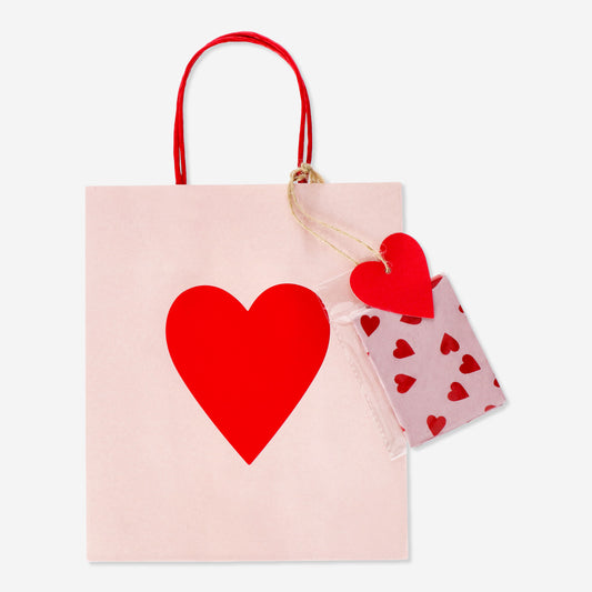 Gift Bag With Tissue Paper 19X23X10 Cm