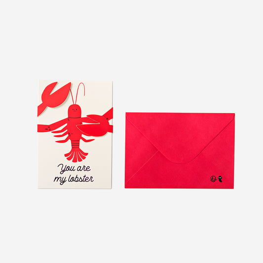 Card W Lobster "You Are My Lobster" (In)