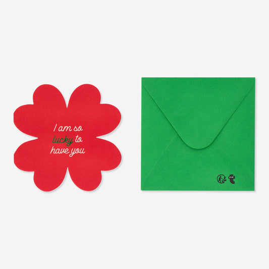 Card Clover Iam So Lucky To Have You(In)