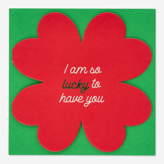 Card Clover Iam So Lucky To Have You(In)