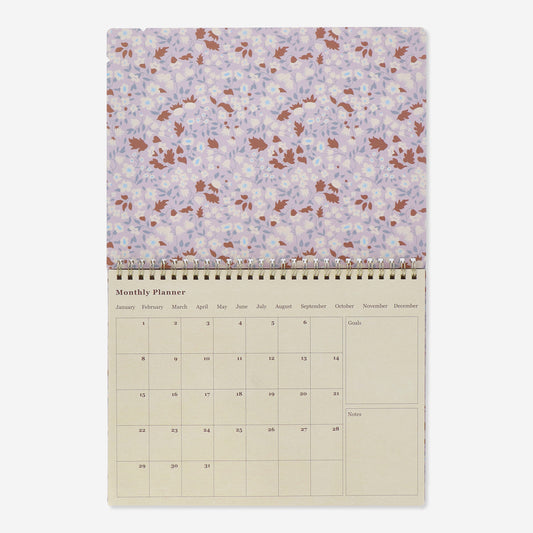 Planner Monthly Desk Flowers