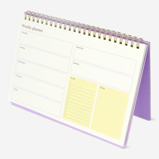 Planner Weekly Desk Purple