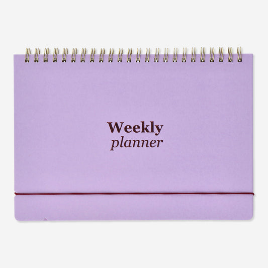 Planner Weekly Desk Purple