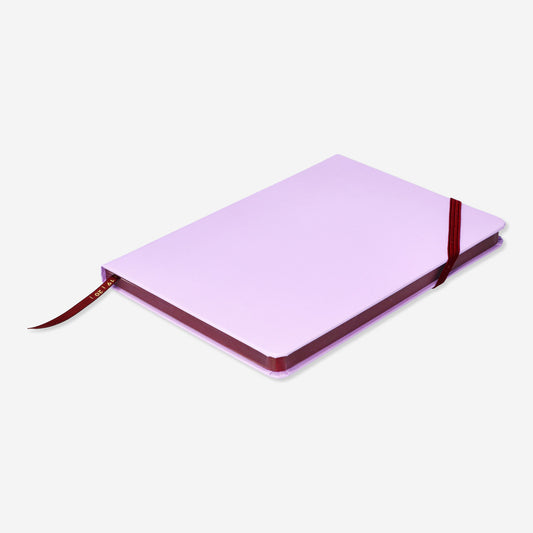 Notebook A5 Purple with Ruler Ribbon