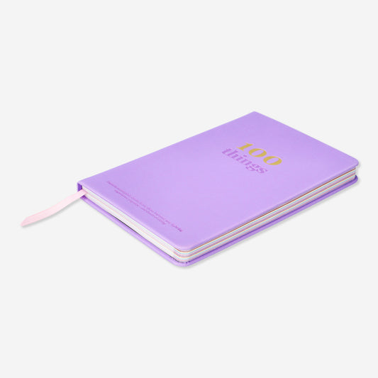 Journal 100 Things Purple