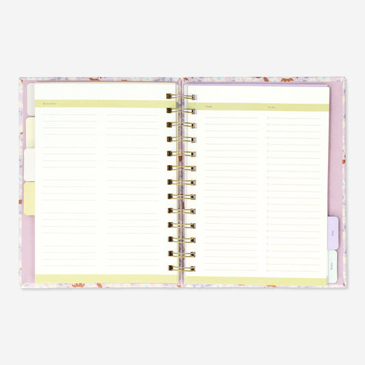 Planner W. Flowers & Spirals B6