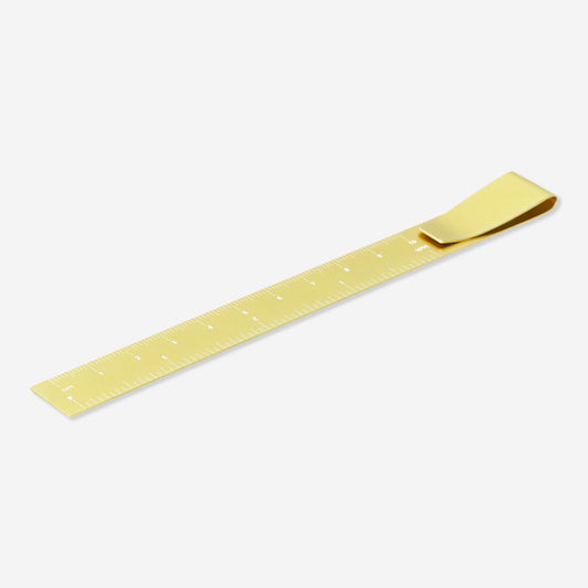 Ruler W. Clip Gold