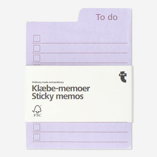 Sticky Notes W. Index "To Do" Purple