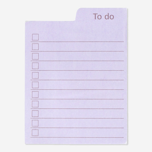 Sticky Notes W. Index "To Do" Purple