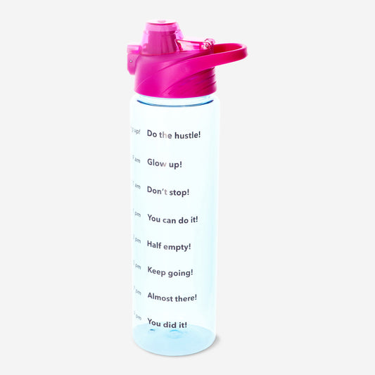 Bottle Drink Sport W Text 1000Ml Pnk/Blu