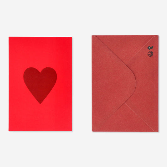 Card with Envelope Heart (In)