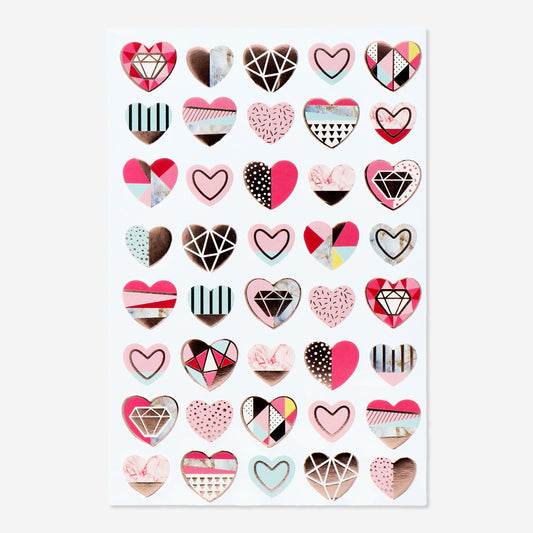 Puffy Stickers Valentines Day Assorted