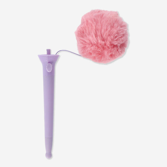 Pen Pop-Up Pom Pom Purple/Pink