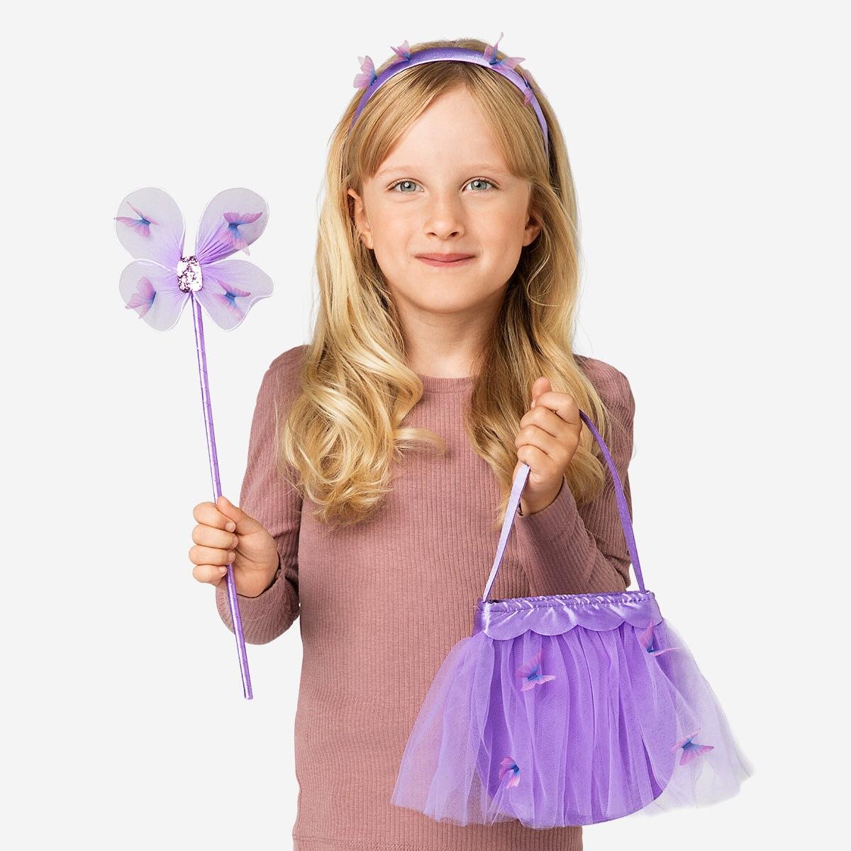 Dressup Set Headband,Wand&Bag Butterfly