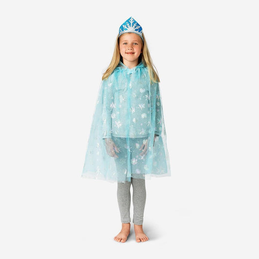 Dress Up Cape&Crown Ice Princess 4-8 Yrs