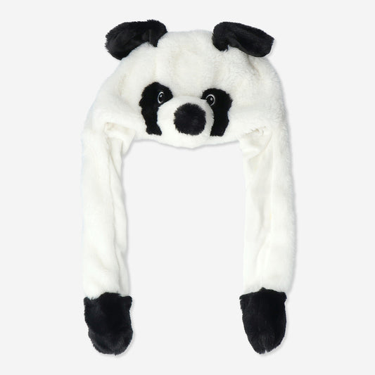 Hat With Moving Ears Panda Kids