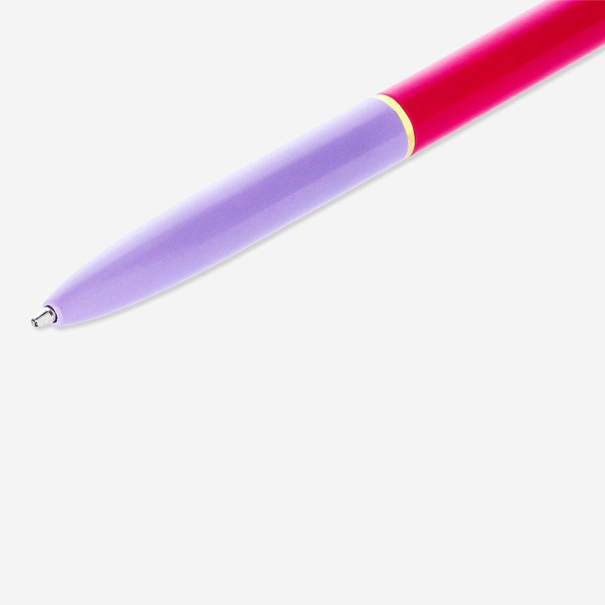 Pen with Pearl On Top Purple