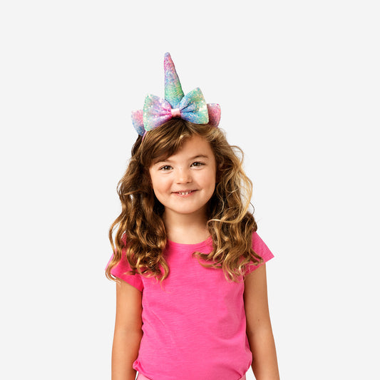 Headband  With Sequins Unicorn Kids