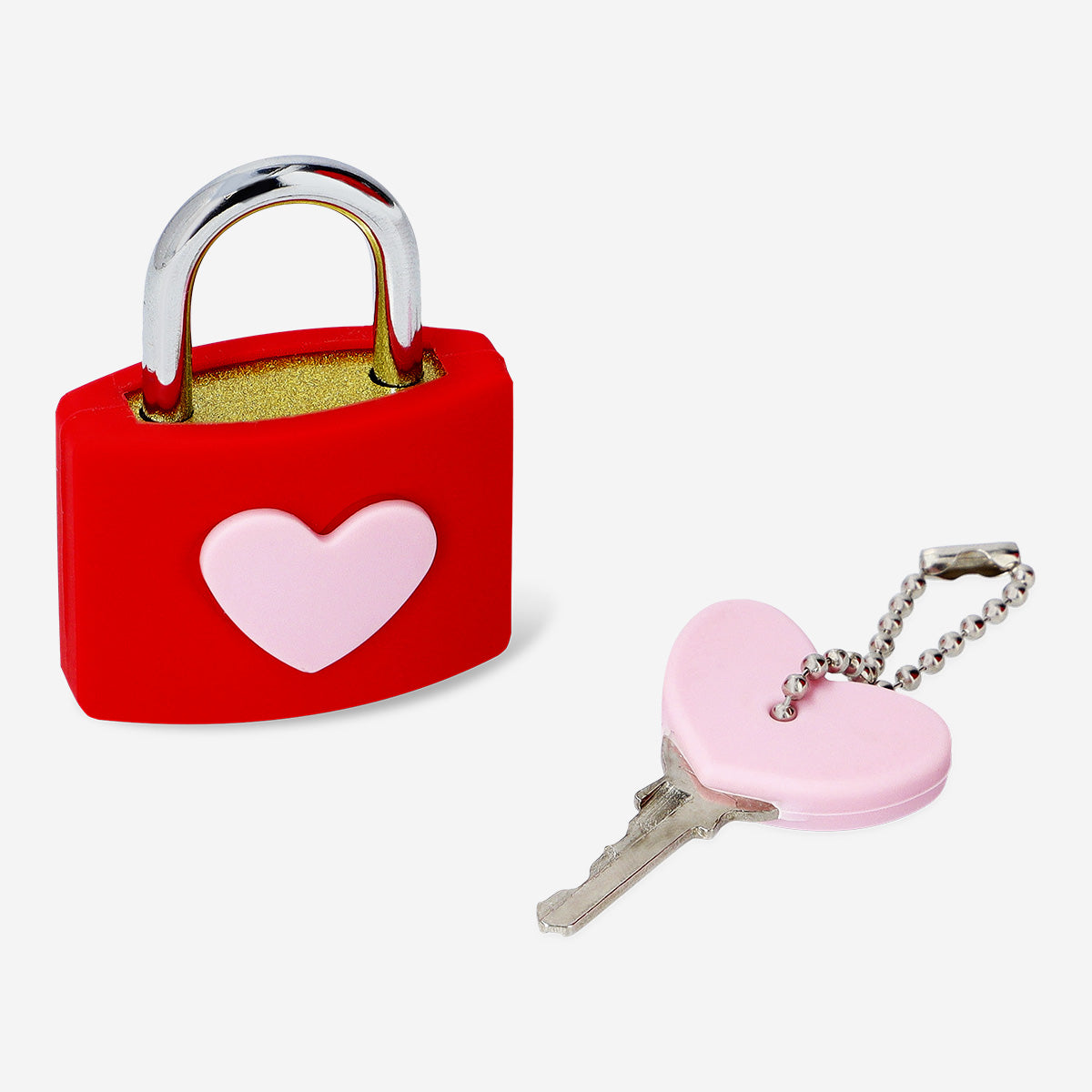 Padlock Heart Silicone Pink – Flying Tiger Copenhagen