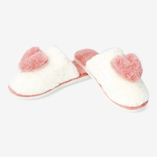 Slippers With Big Plush Heart 36/38