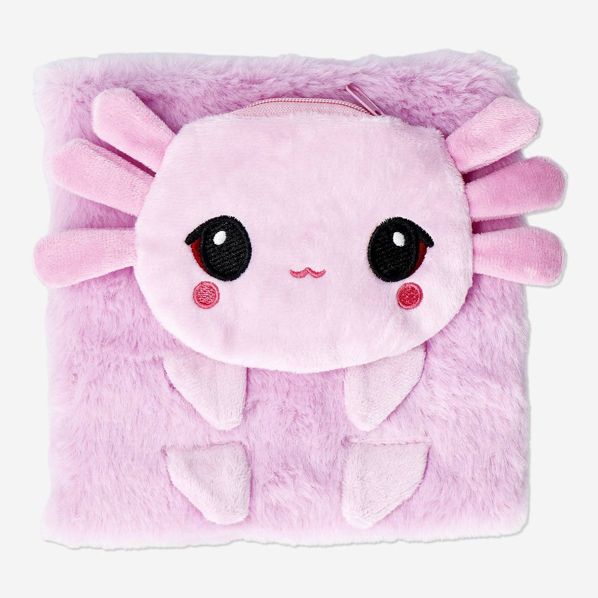 Notebook Plush Axolotl