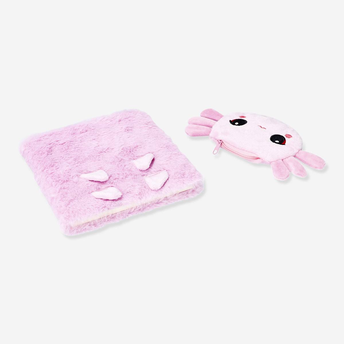 Notebook Plush Axolotl