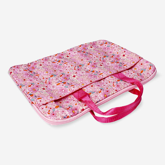 Laptop Bag 15''  Flowerprint Pink