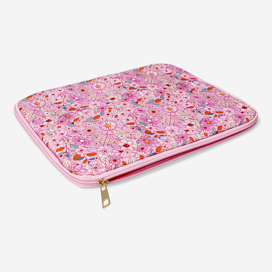 Tablet Organizer Flowerprint Pink