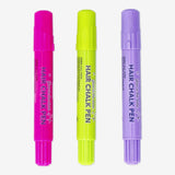 Hair Chalk Pens Glow In The Dark 3Pcs Set