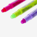 Hair Chalk Pens Glow In The Dark 3Pcs Set