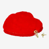 Notebook W. Lock Heart Fur Red