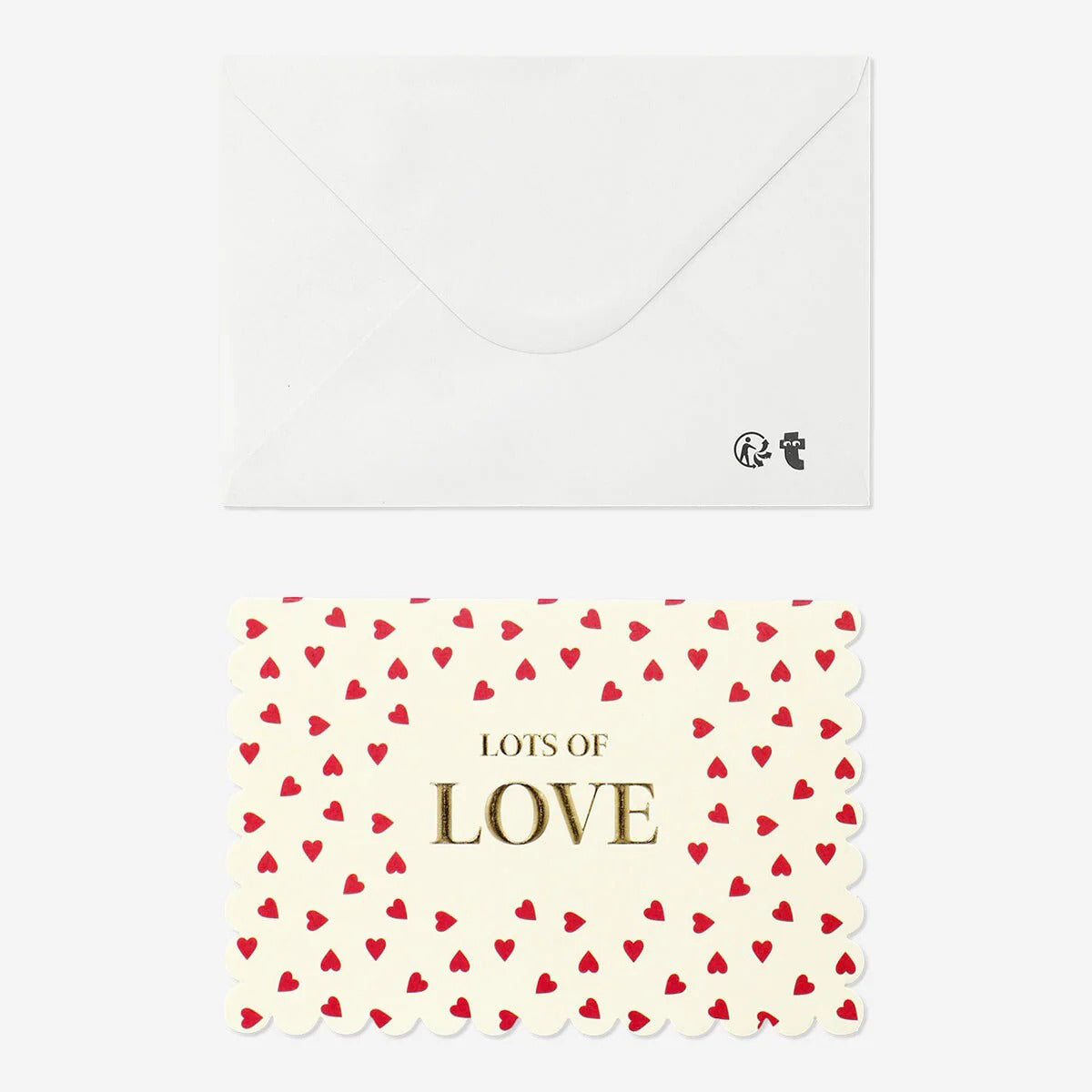 Card W Envelope Hearts