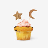 Flag For Cake As Stars And Moons 50 Pcs