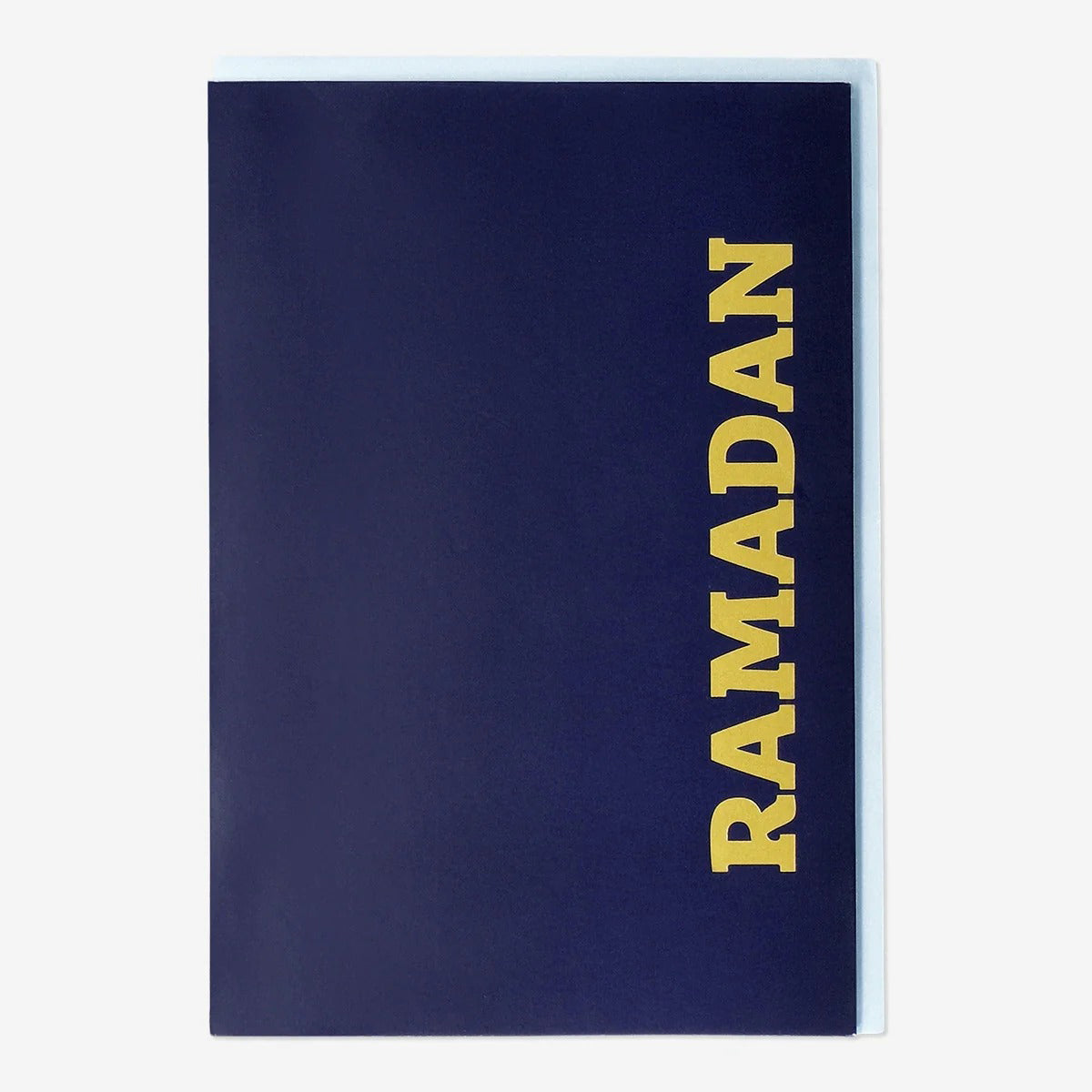 Card W Envelope Ramadan Blue