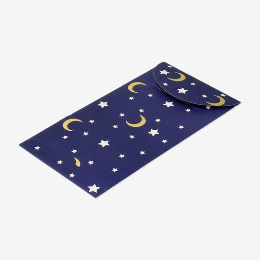 Card Pocket Aop Stars Blue