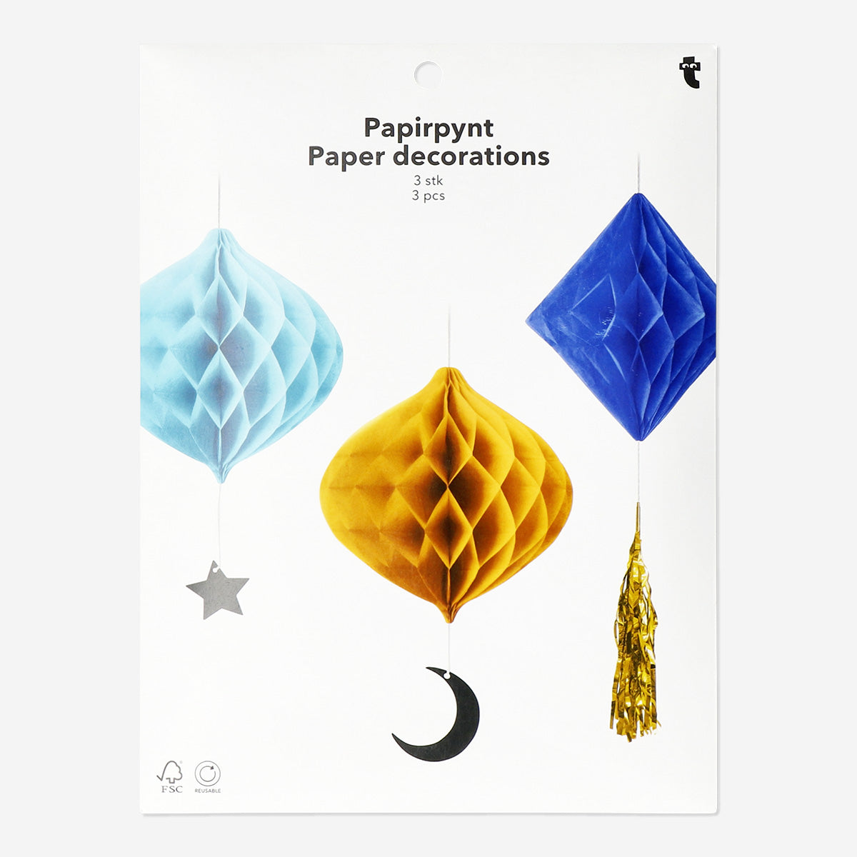 Paper Lantern Ramadan 3 Pcs