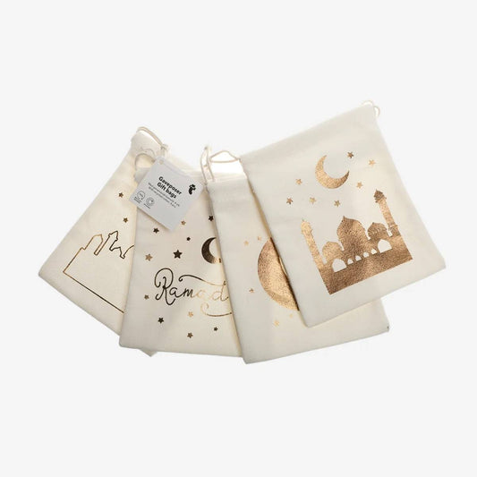 Snack Bag Drawstring Ramadan 4 Pcs
