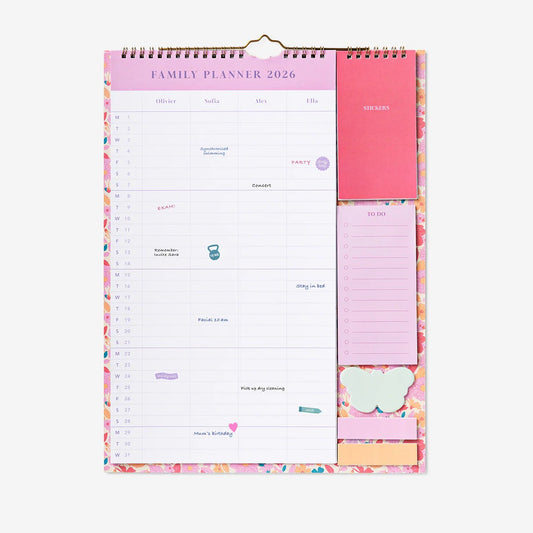 Calendar Family Planner Wall 2026 W. Sti