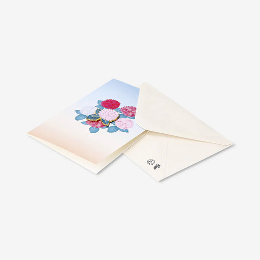 Card W Envelope Flower Pin (In)