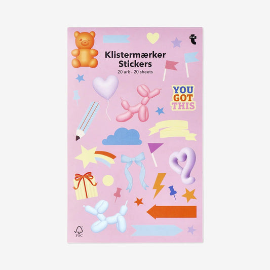 Sticker Set 20 Sheets (In)