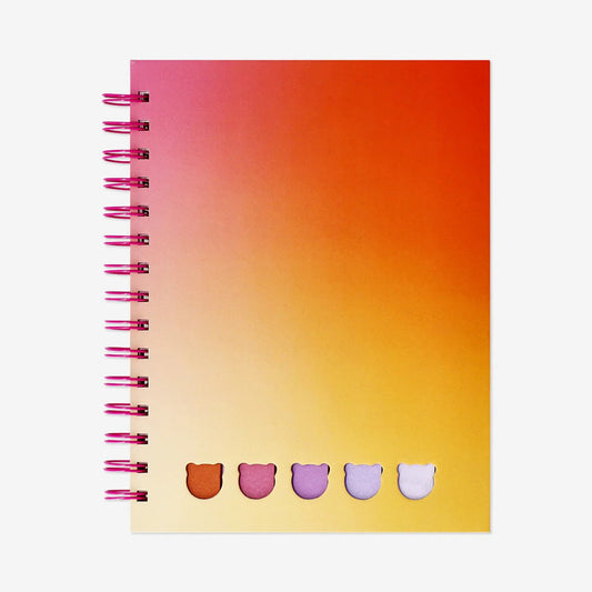 Notebook W. Spiral Sticky Tabs And Pen