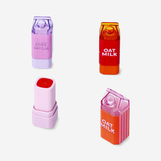 Eraser Milk Carton 3 Pcs