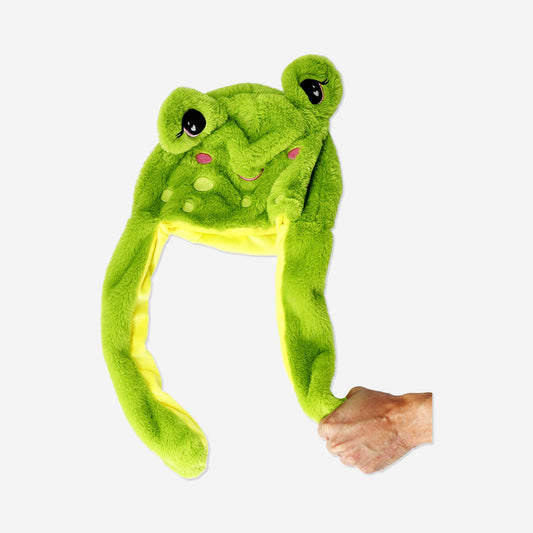 Hat With Moving Hands Frog