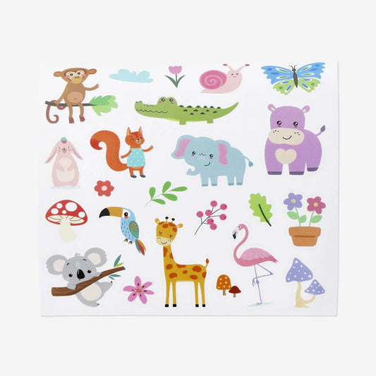 Sticker Book Mixed Materials Cute Charac