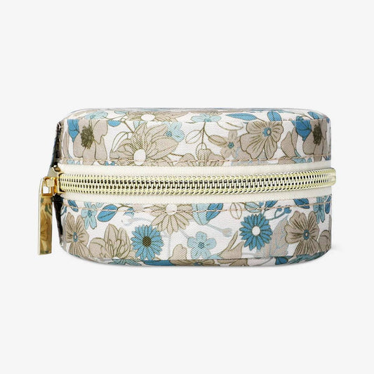 Jewelry Box Floral Round W Pouch