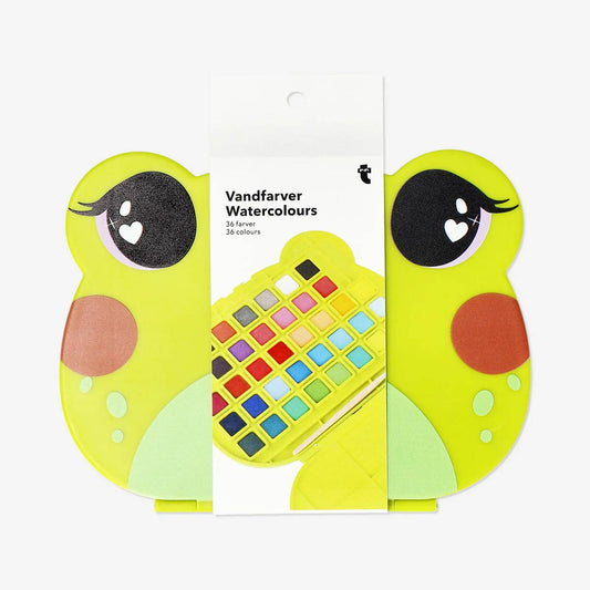 Watercolour Painting Set Frog Shape