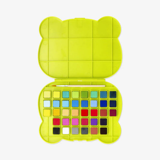 Watercolour Painting Set Frog Shape