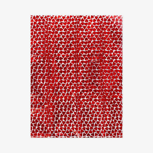 Table Runner Hearts Print 40X200Cm